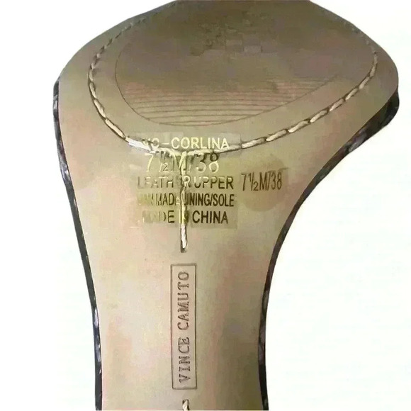 Vince Camuto Corina Snake Skin Heel - Picture 9 of 10